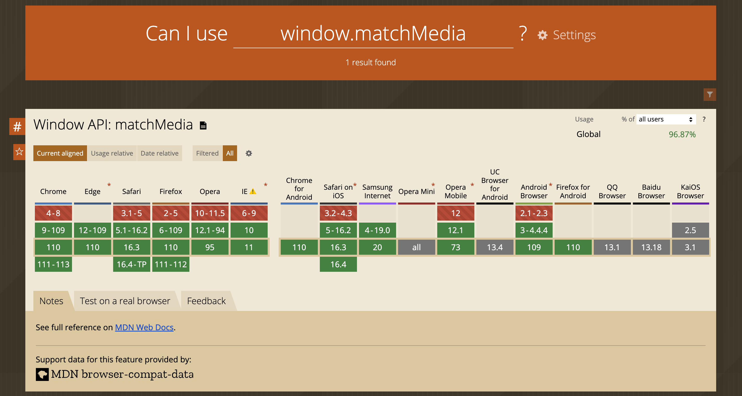 window.matchMedia